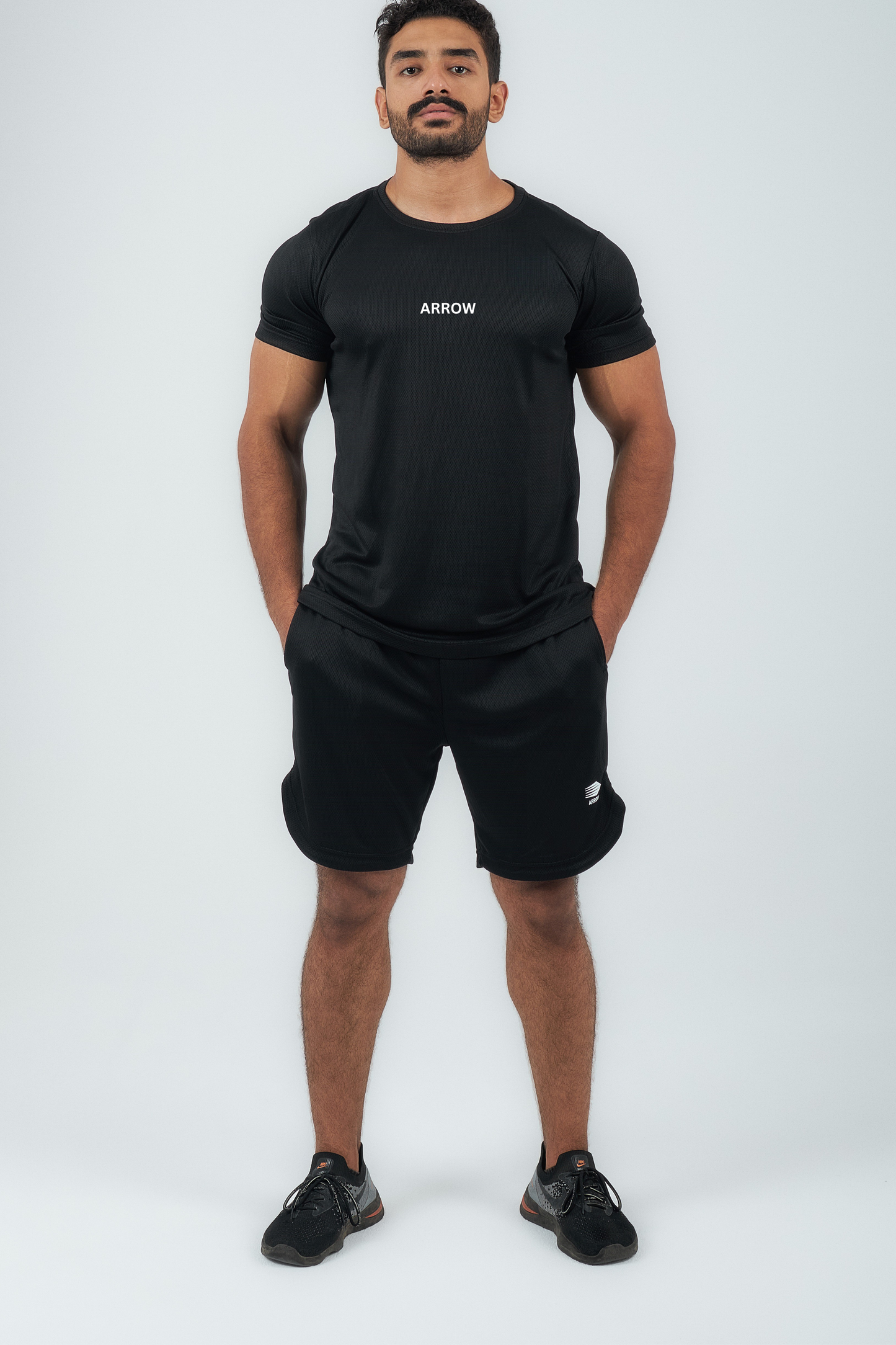 Black short sleeve t-shirt
