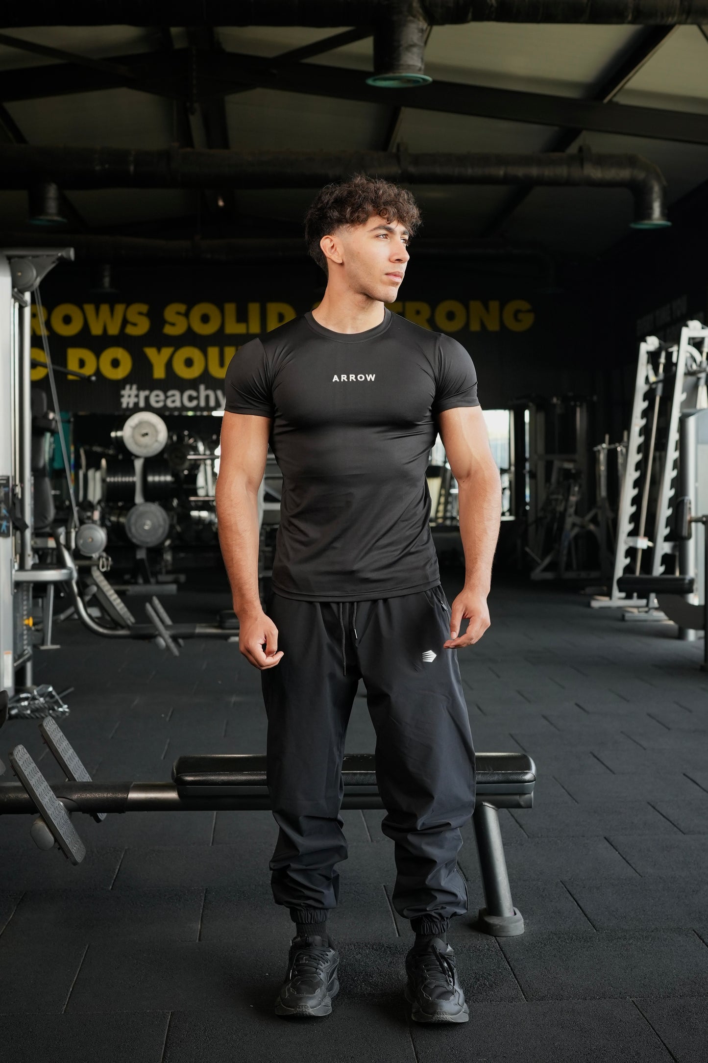 BLACK COMPRESSION T-SHIRT 2.0