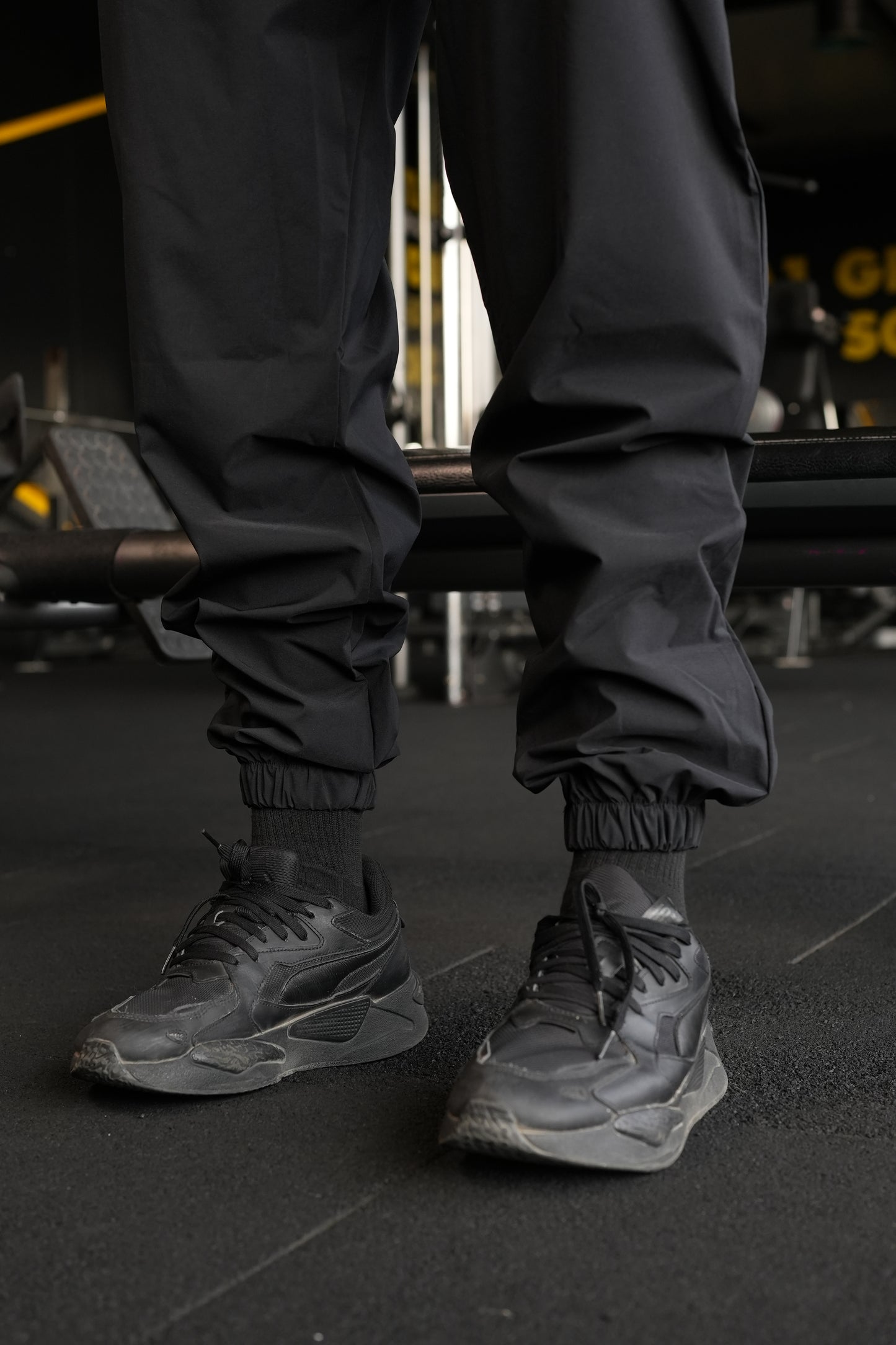 BLACK DRI-FIT PANTS