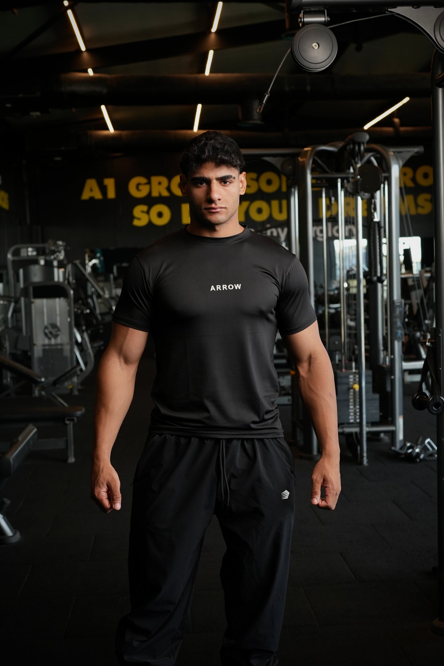 BLACK COMPRESSION T-SHIRT 2.0