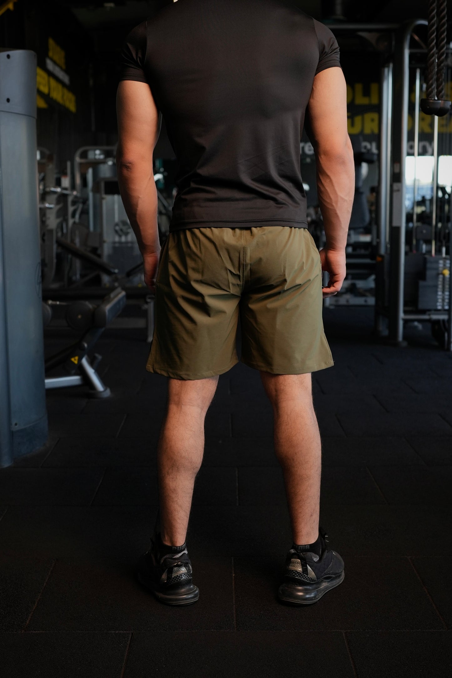 OLIVE DRI-FIT SHORTS