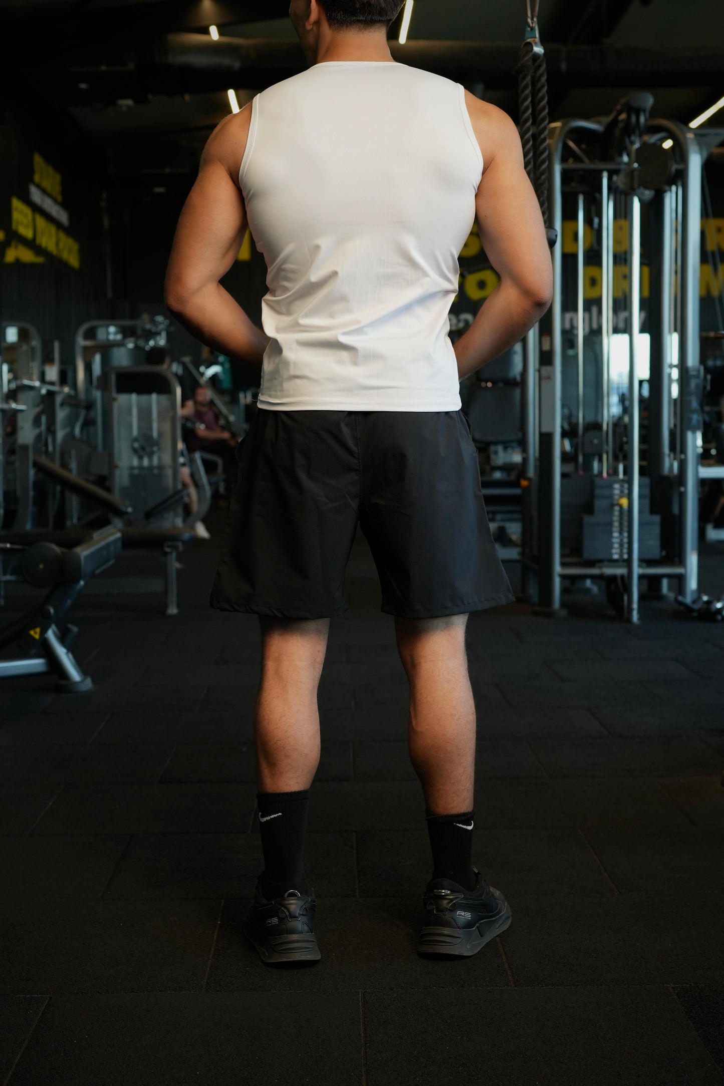 BLACK DRI-FIT SHORTS