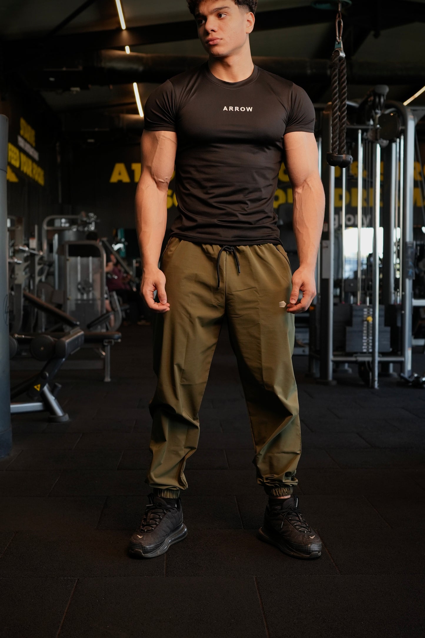 OLIVE DRI-FIT PANTS