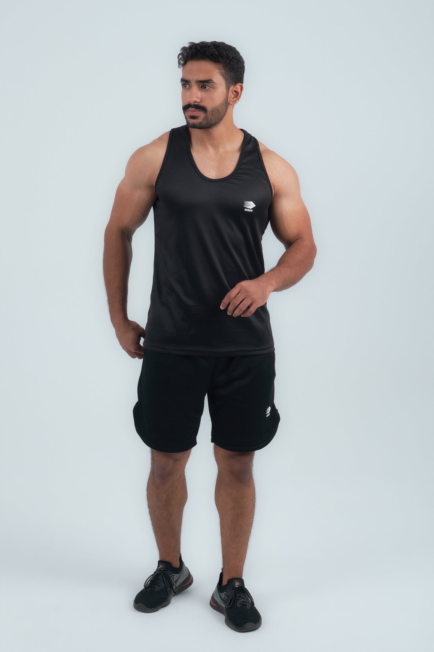 Black Tank Top "DISCIPLINE IS THE KEY"