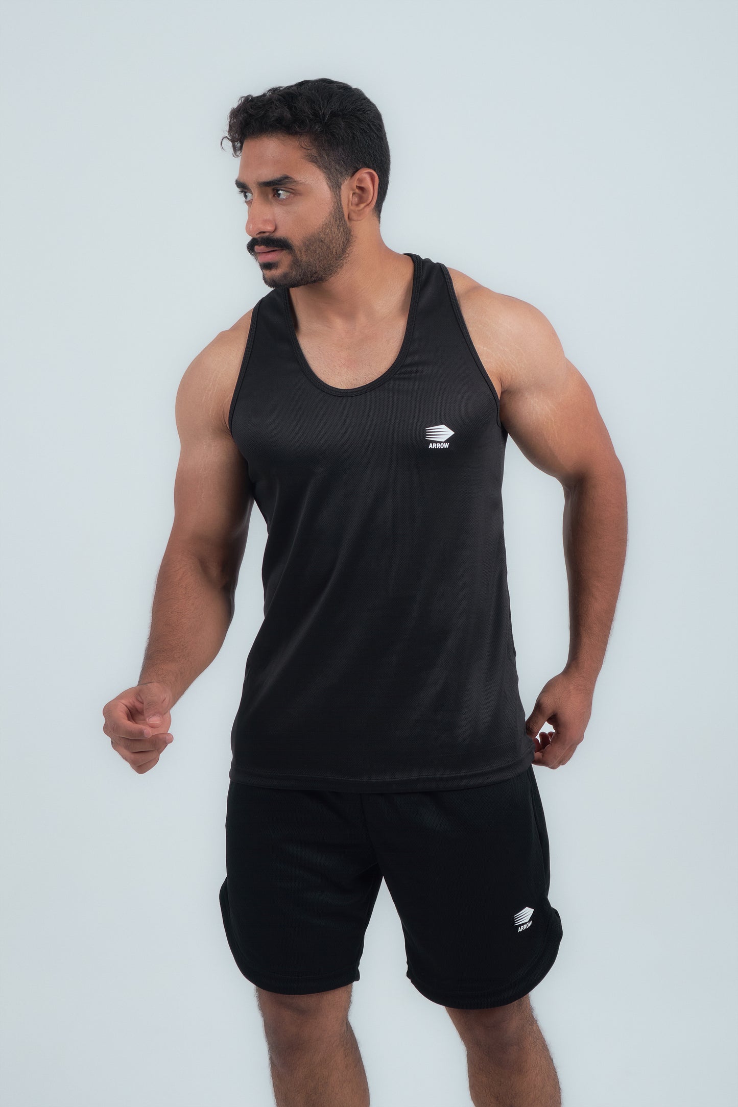 Black Tank Top "DISCIPLINE IS THE KEY"