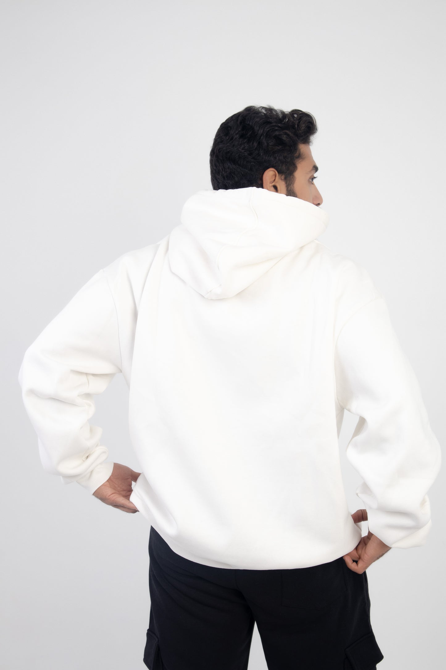 oversized Hoodie White