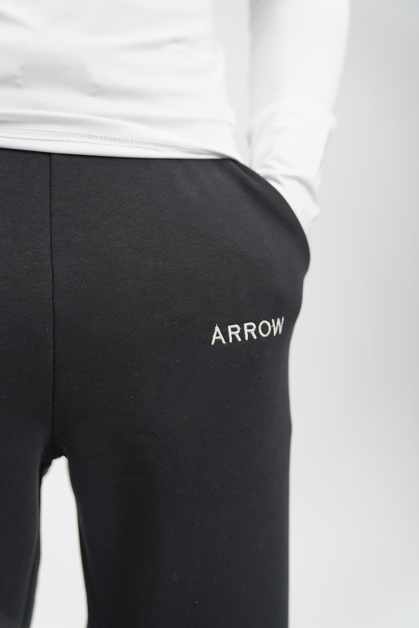 WIDE LEG BLACK PANTS