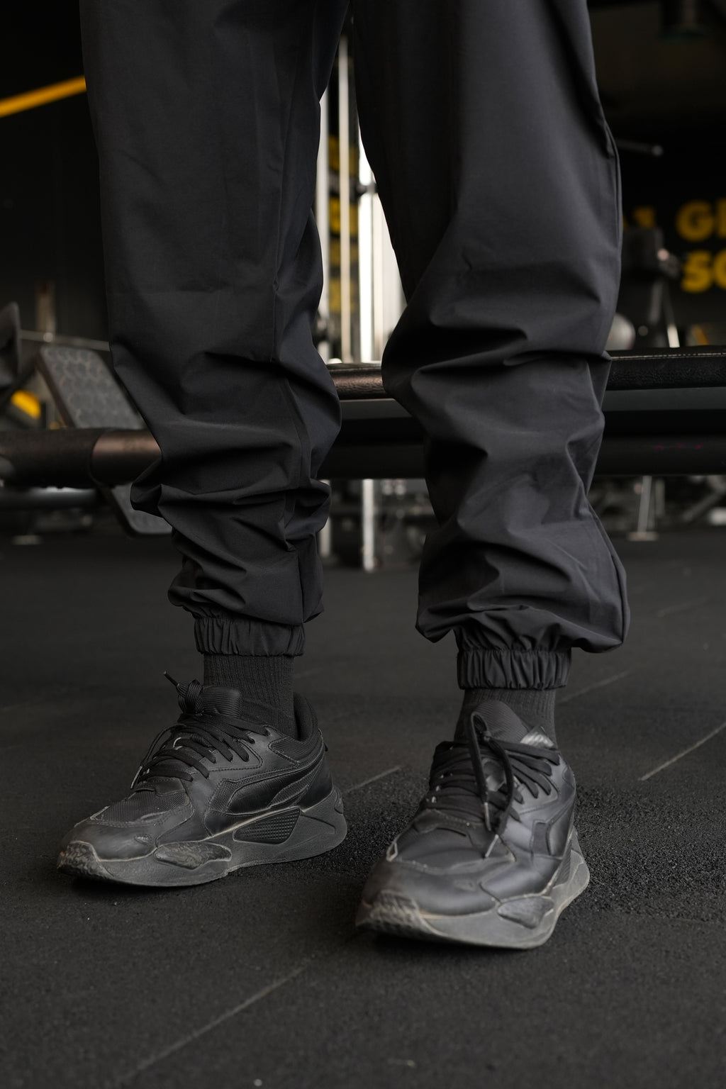 BLACK DRI-FIT PANTS