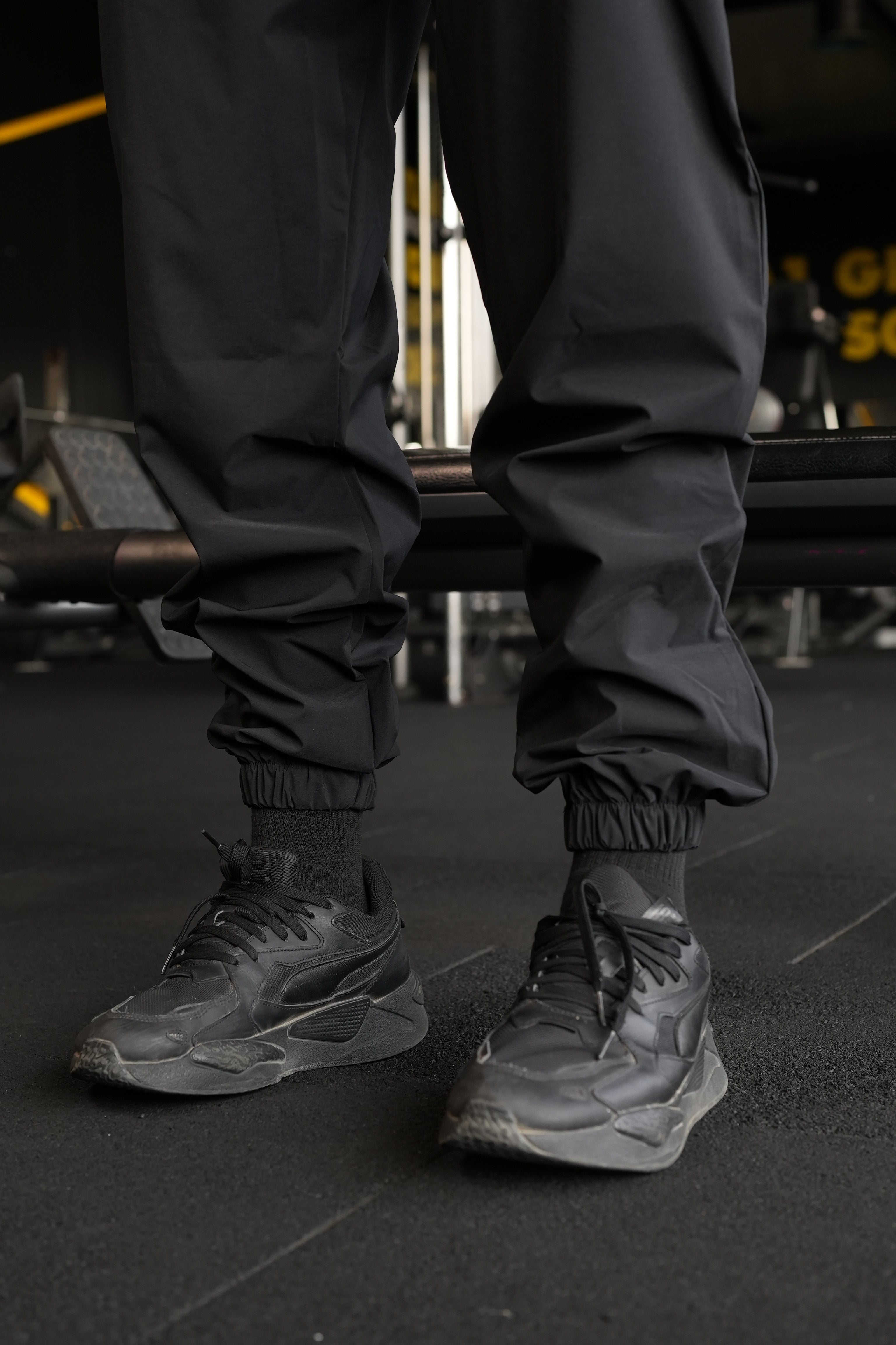 BLACK DRI-FIT PANTS