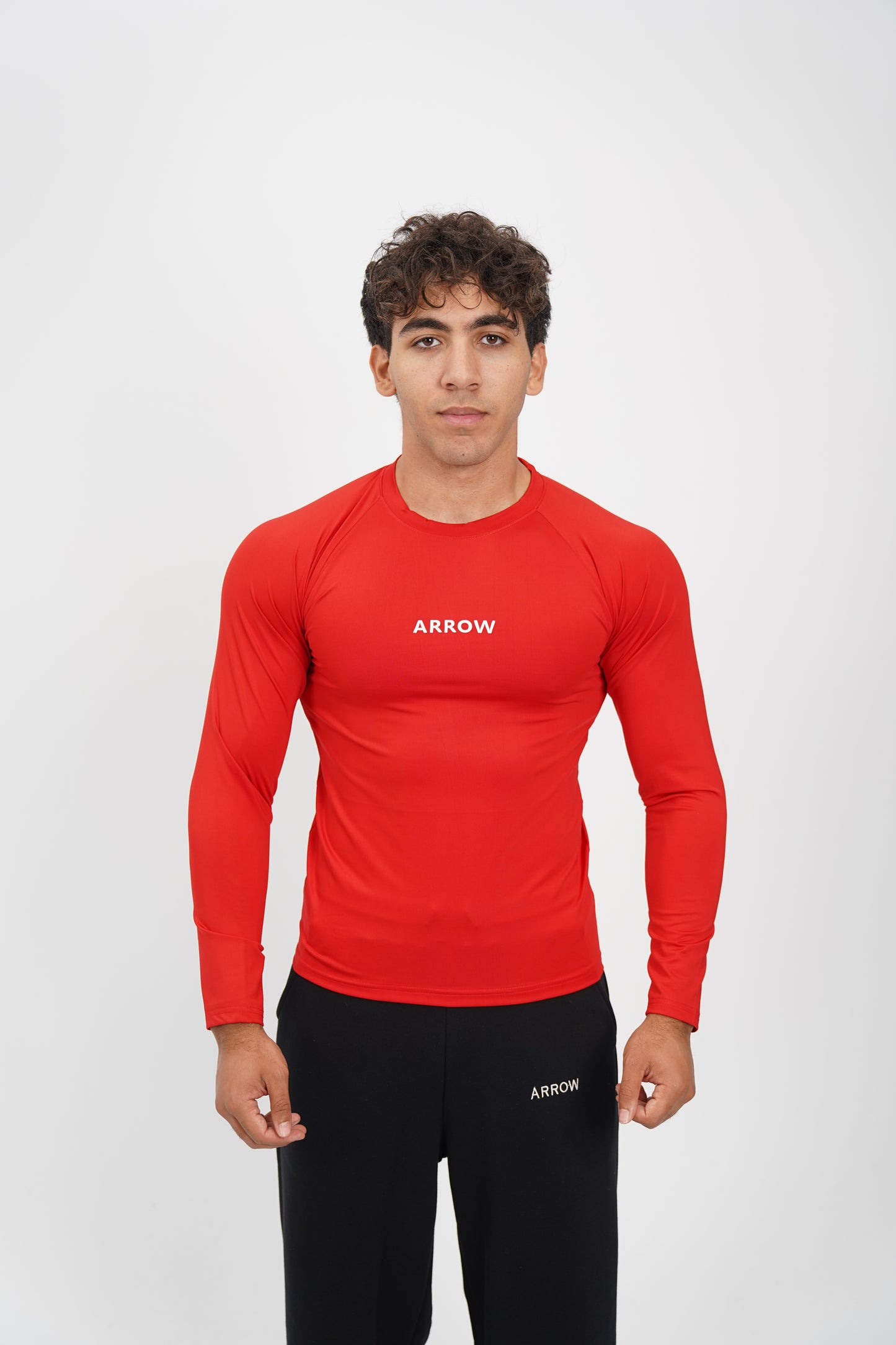 RED LONG SLEEVE COMPRESSION