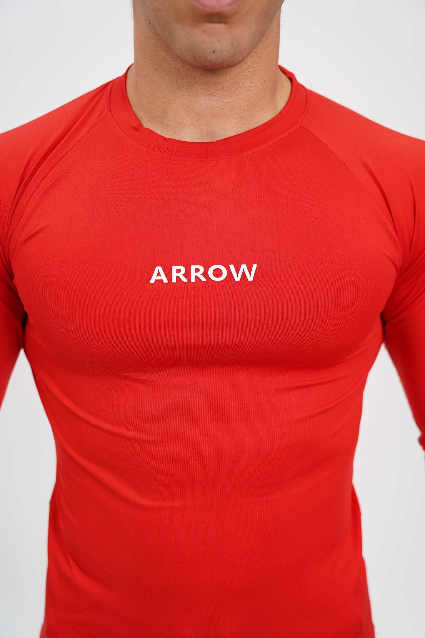 RED LONG SLEEVE COMPRESSION