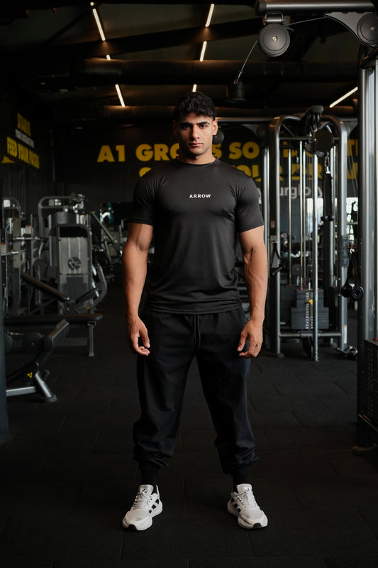 BLACK COMPRESSION T-SHIRT 2.0