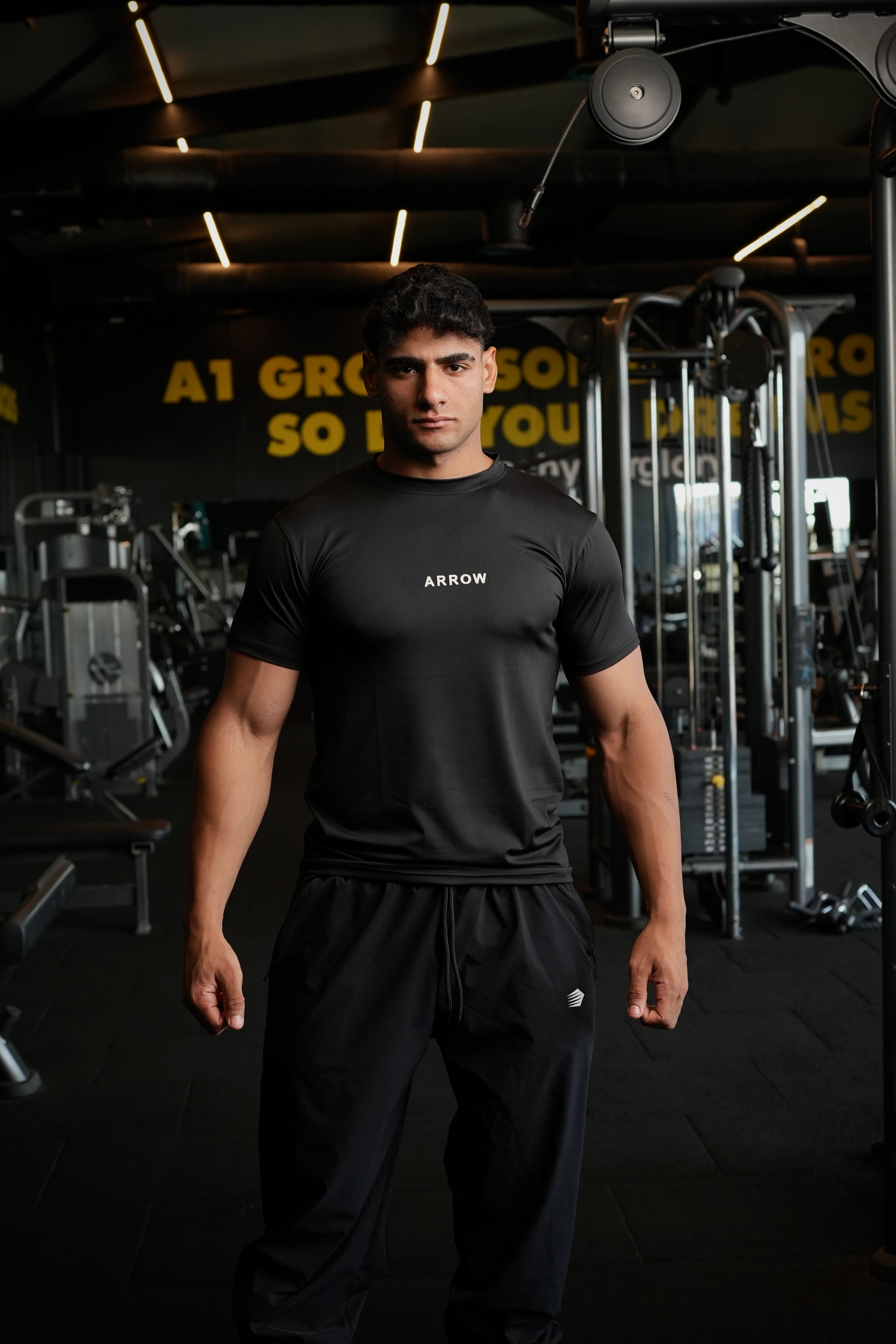 BLACK COMPRESSION T-SHIRT 2.0