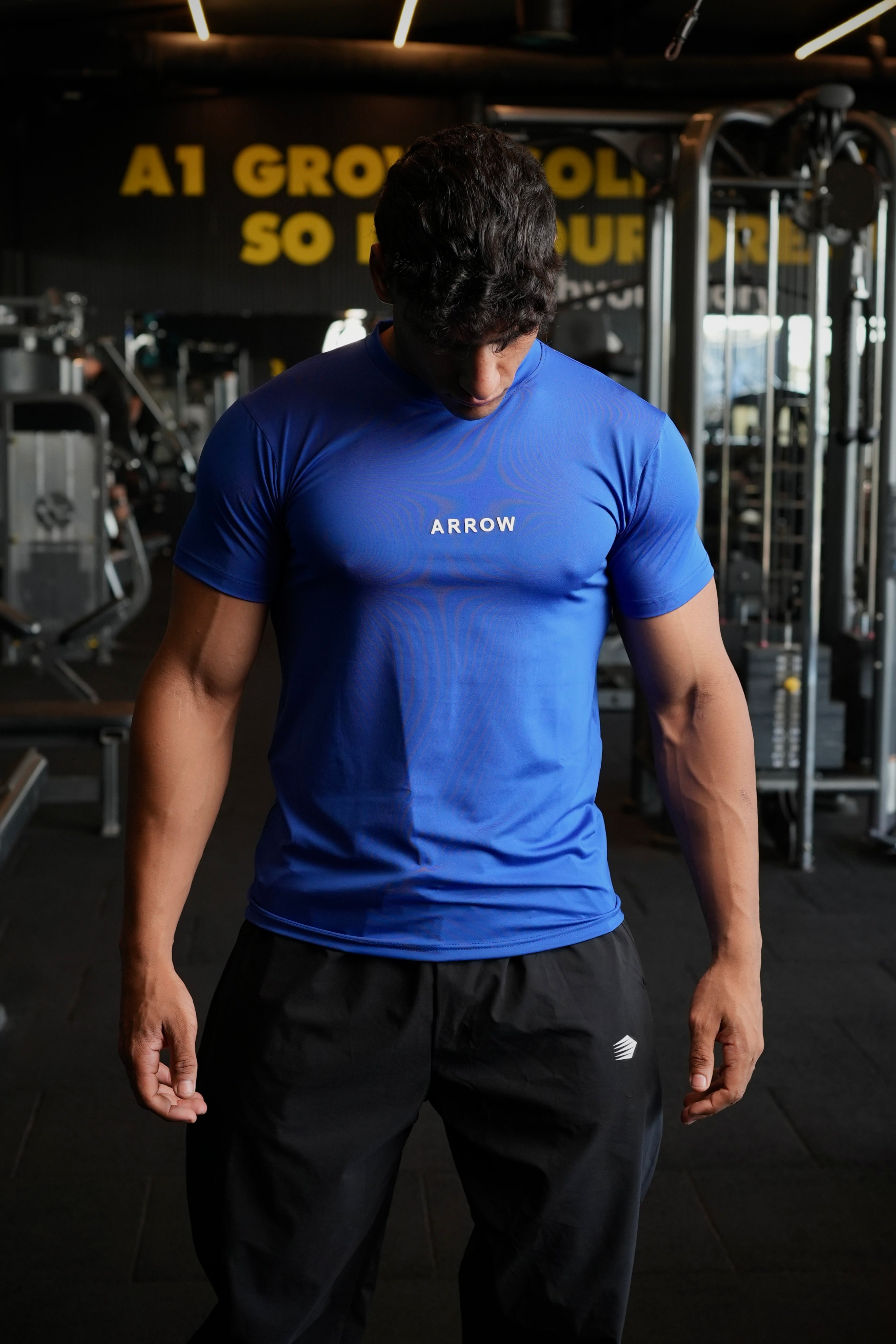 BLUE COMPRESSION T-SHIRT 2.0