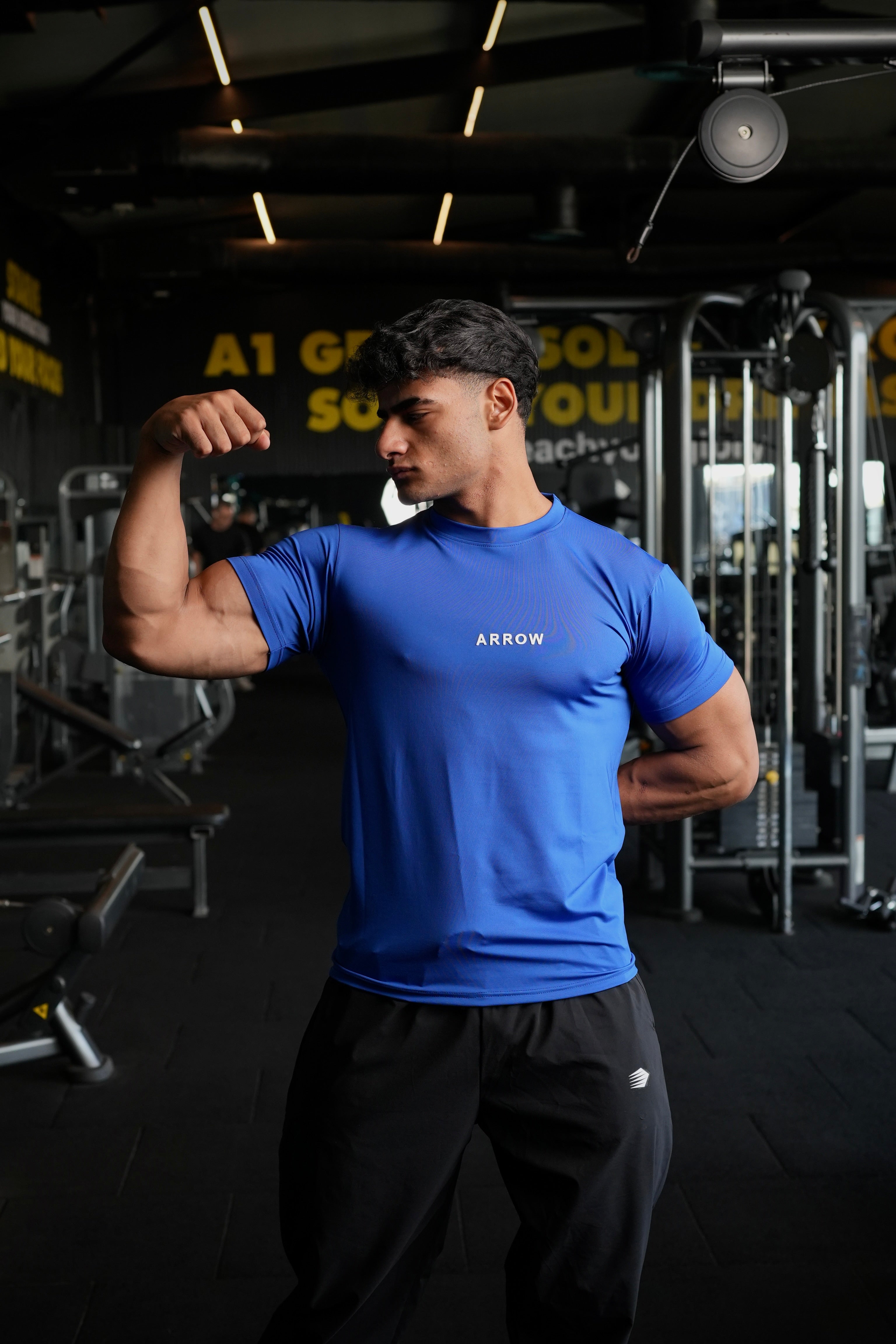 BLUE COMPRESSION T-SHIRT 2.0