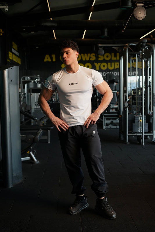 WHITE  COMPRESSION T-SHIRT 2.0