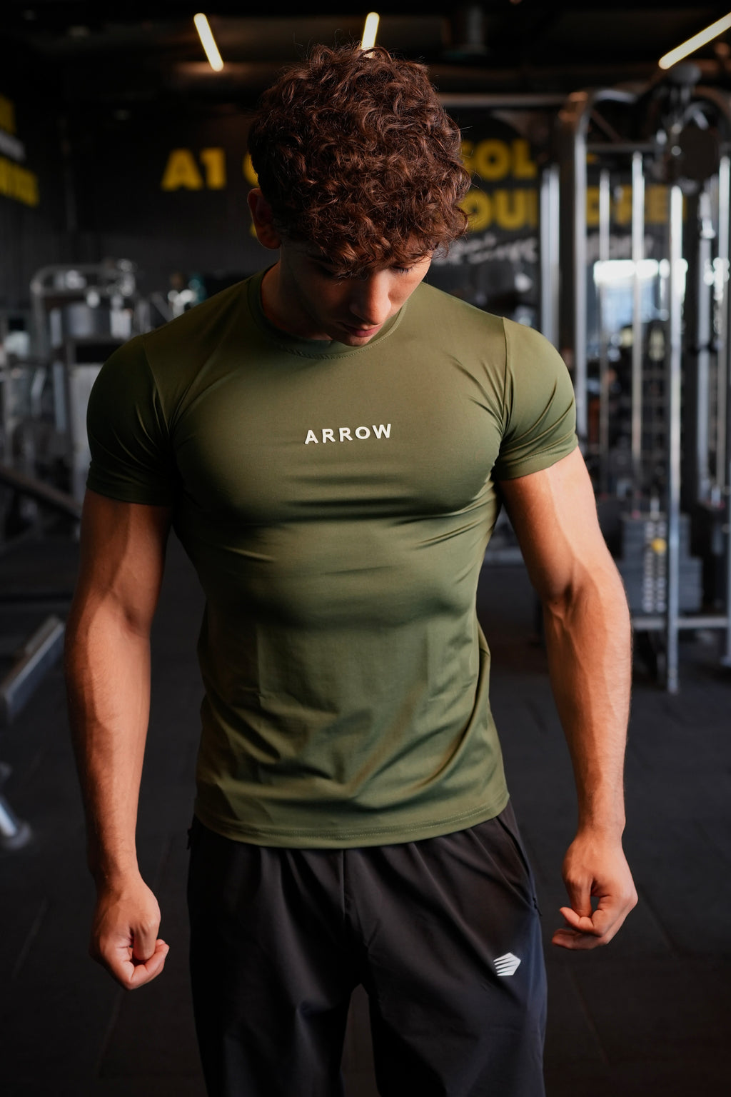 OLIVE COMPRESSION T-SHIRT 2.0
