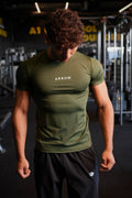 OLIVE COMPRESSION T-SHIRT 2.0