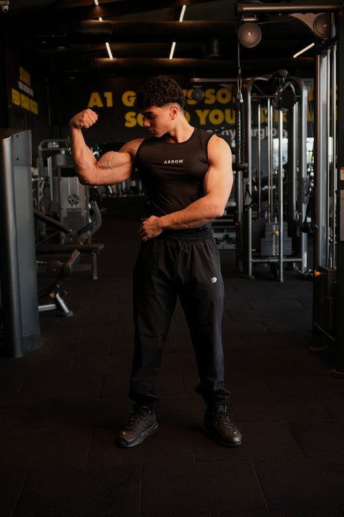 BLACK COMPRESSION TANK 2.0
