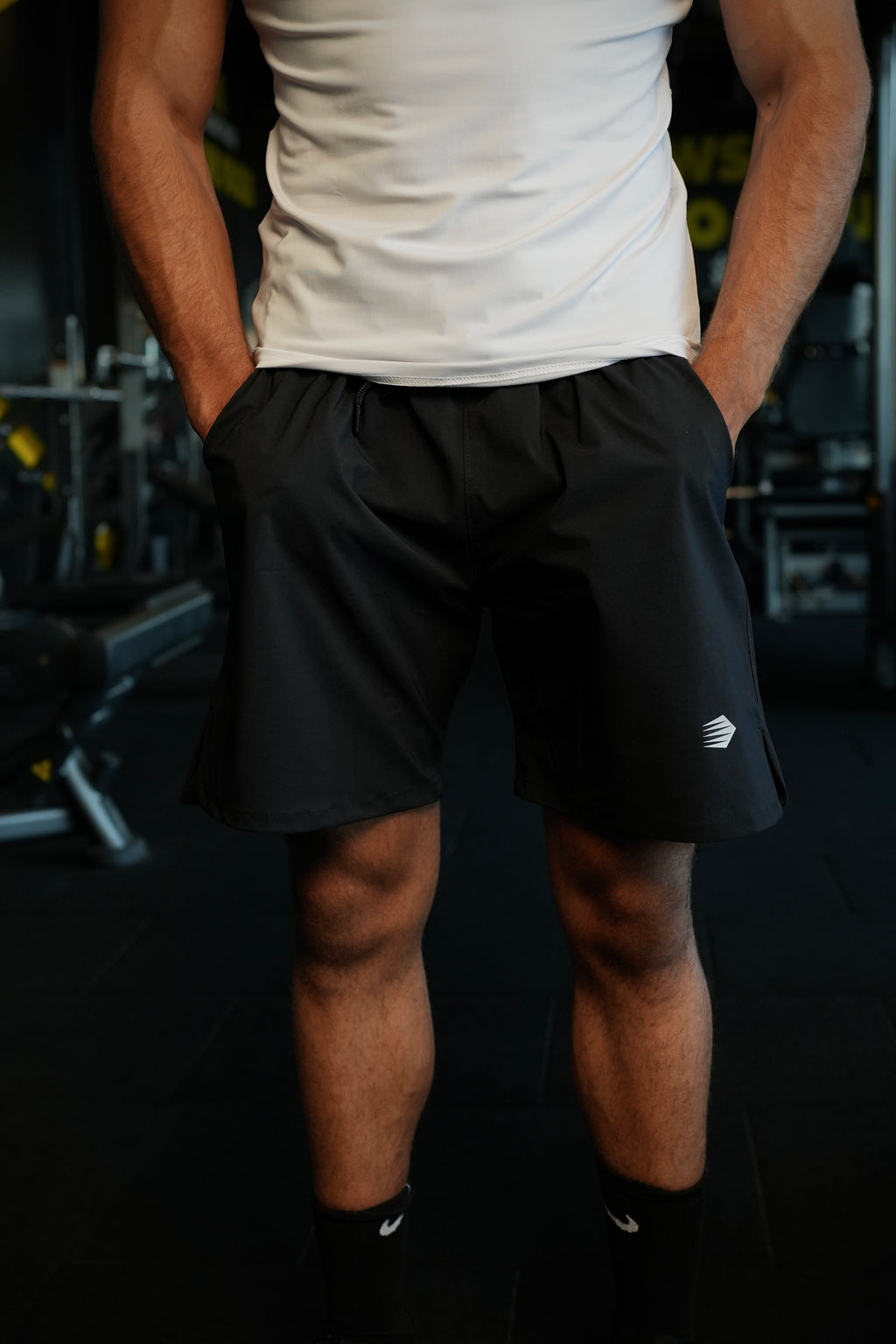 BLACK DRI-FIT SHORTS