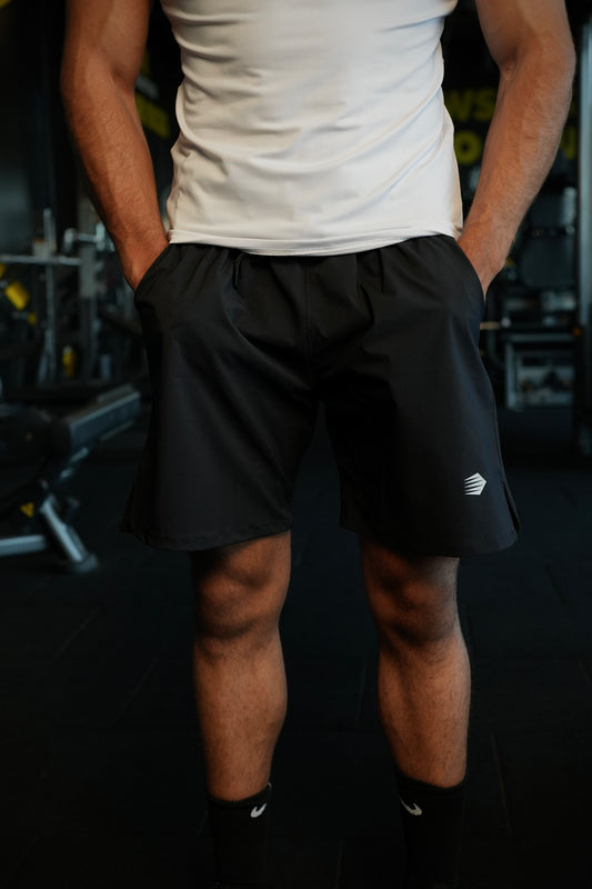 BLACK DRI-FIT SHORTS
