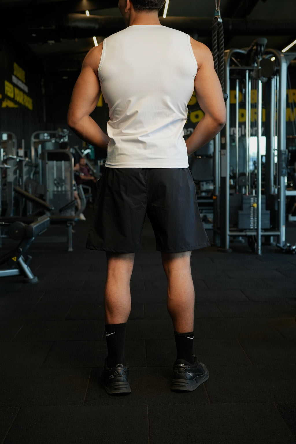 BLACK DRI-FIT SHORTS