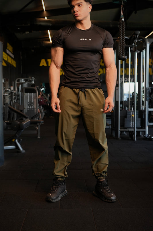 OLIVE DRI-FIT PANTS