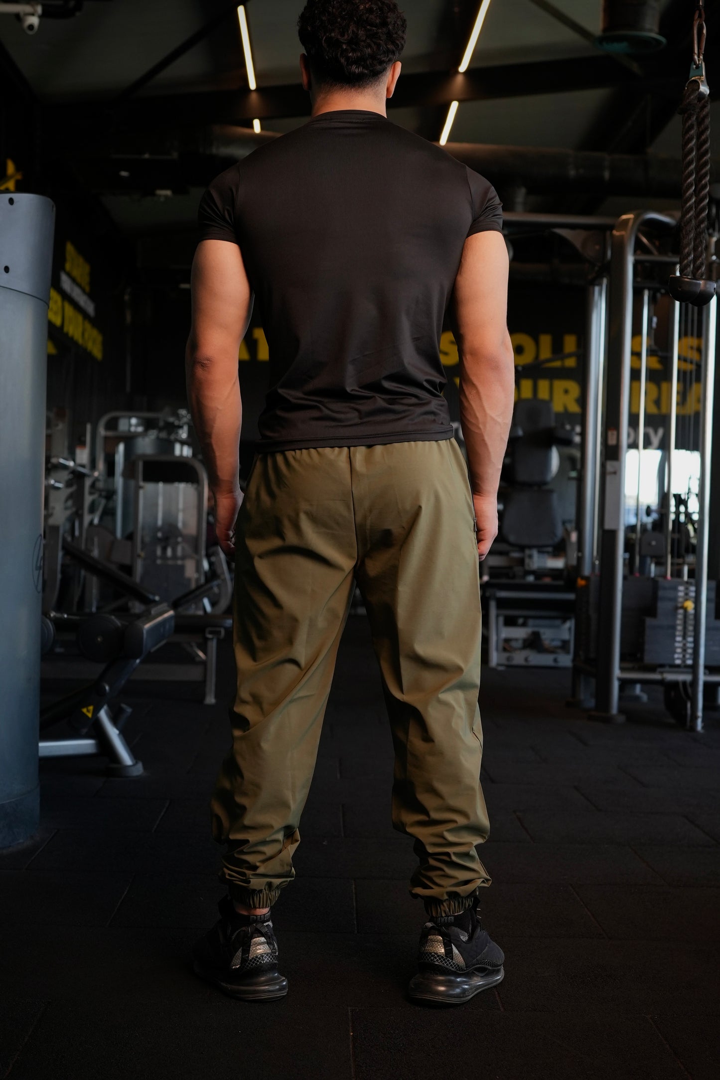 OLIVE DRI-FIT PANTS