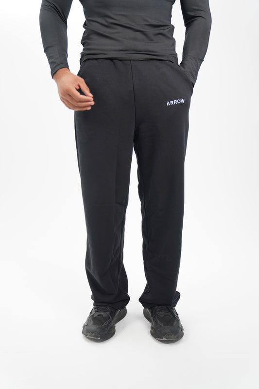 WIDE LEG BLACK PANTS