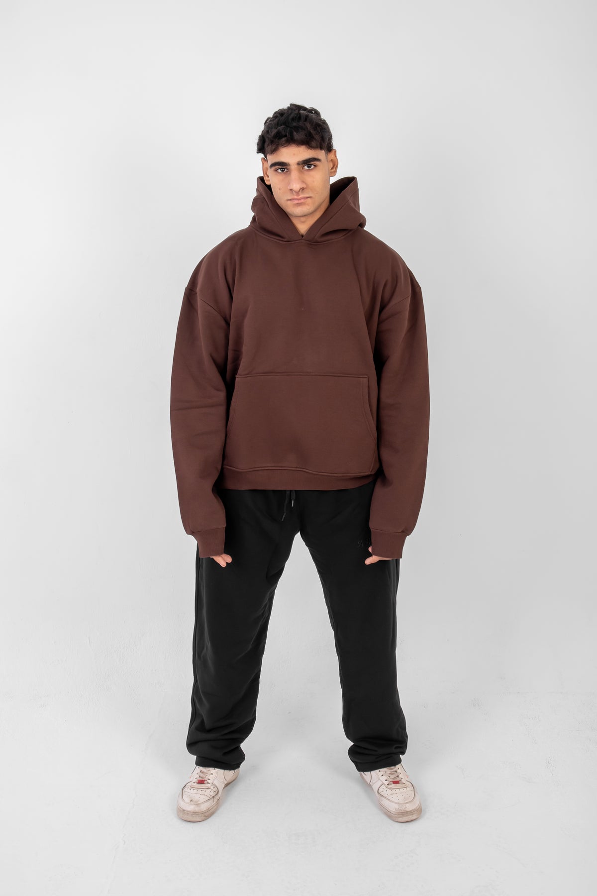 oversized Brown Hoodie
