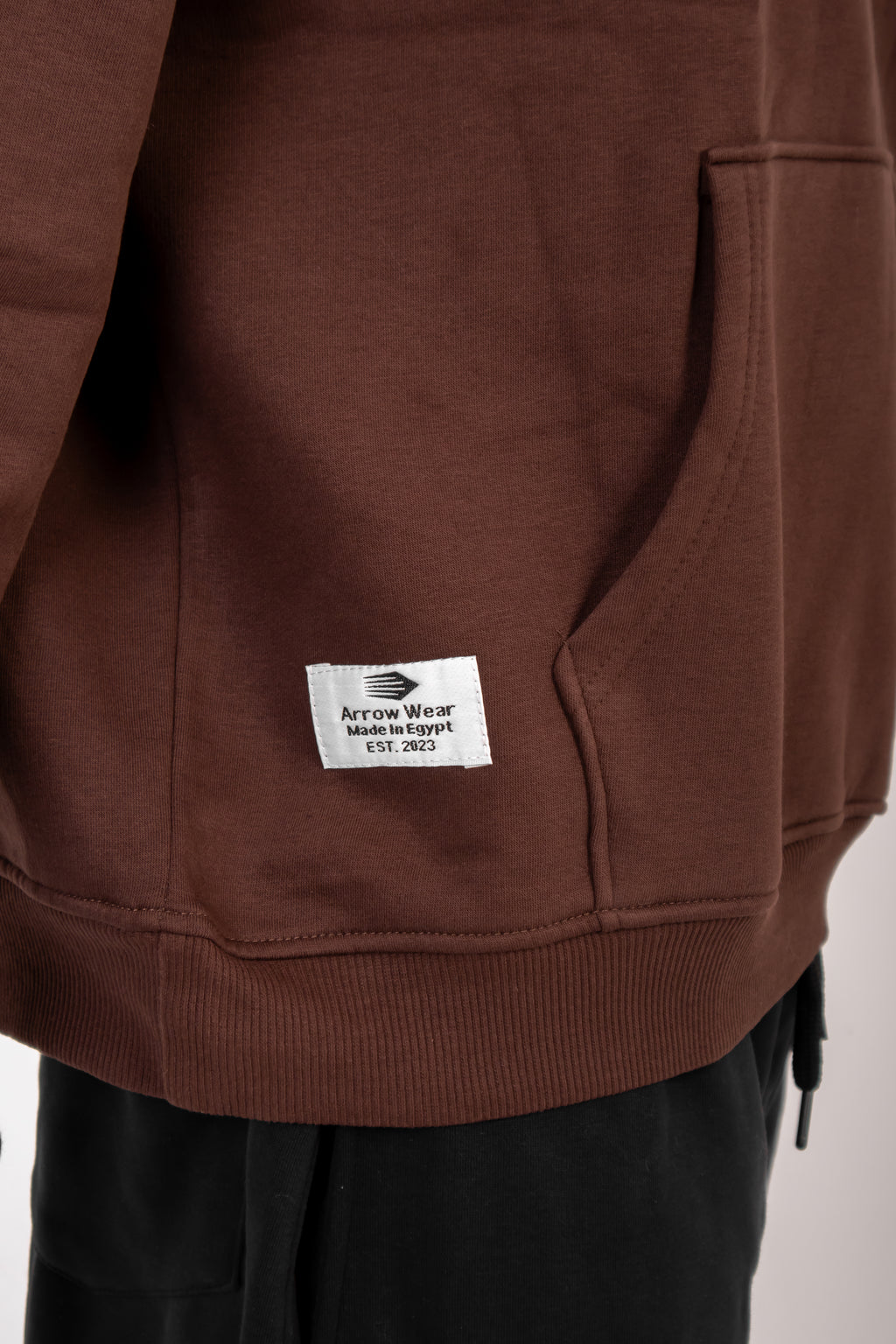 oversized Brown Hoodie