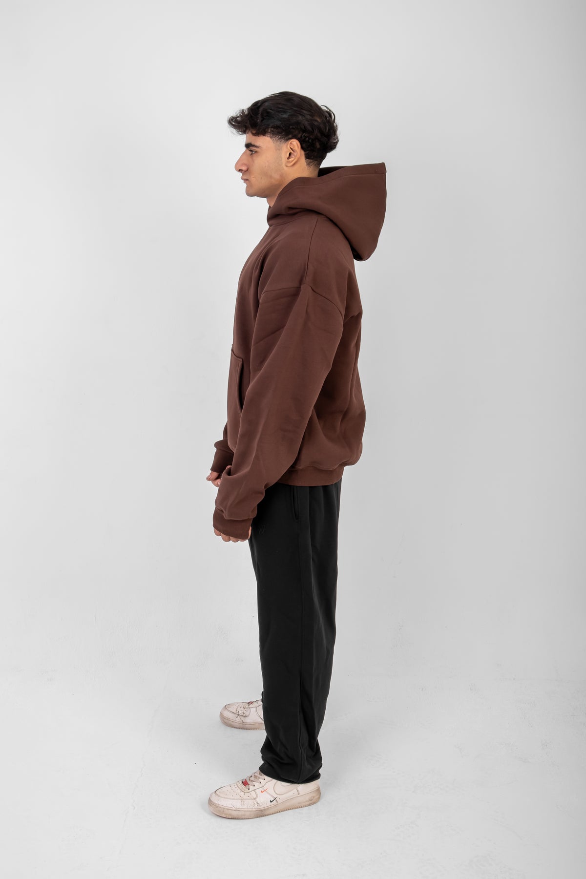 oversized Brown Hoodie