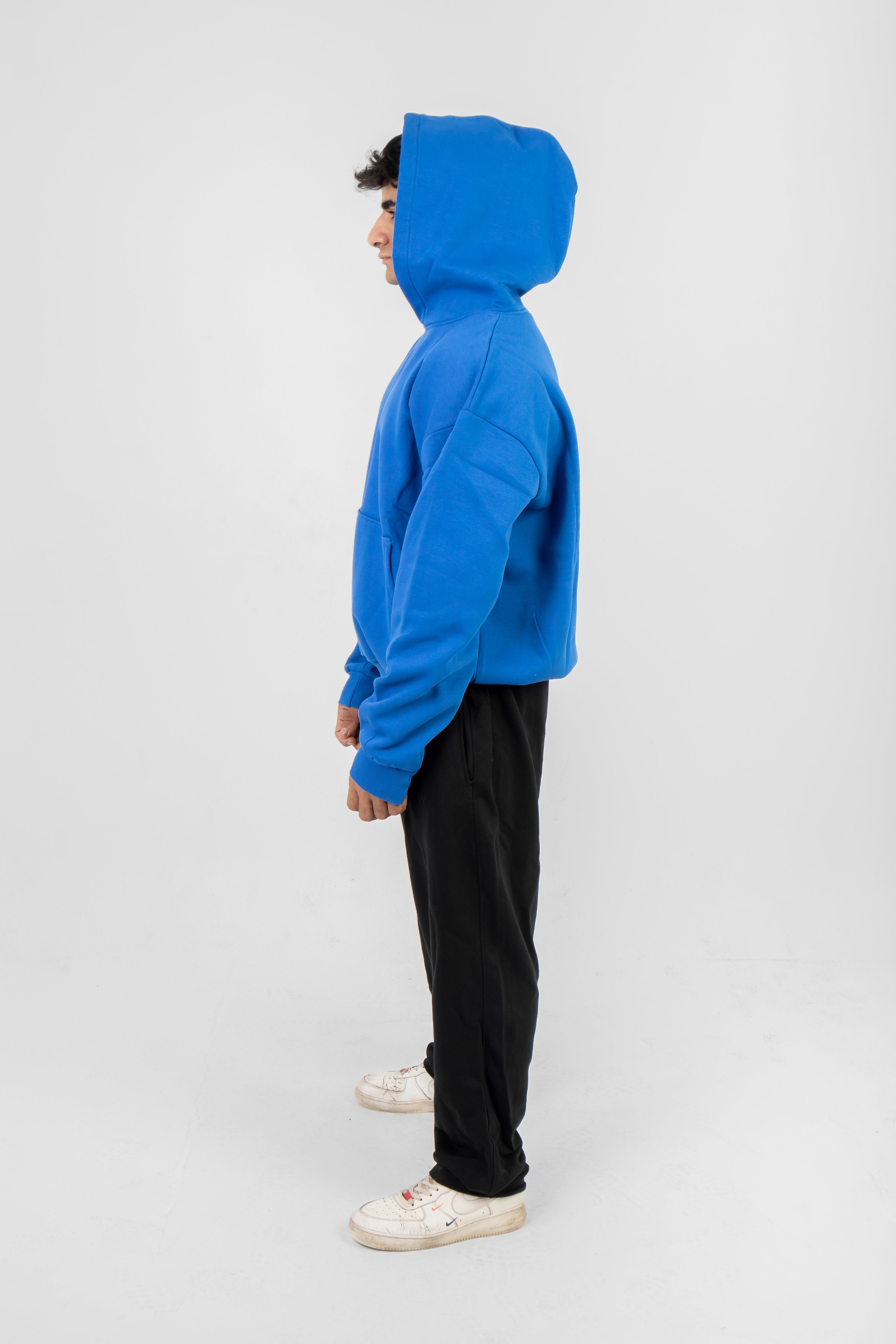 oversized Blue Hoodie