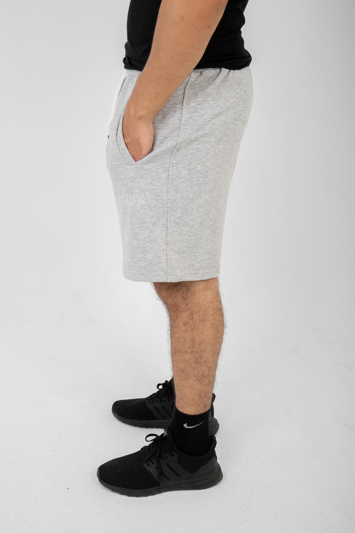 Grey Cotton Short
