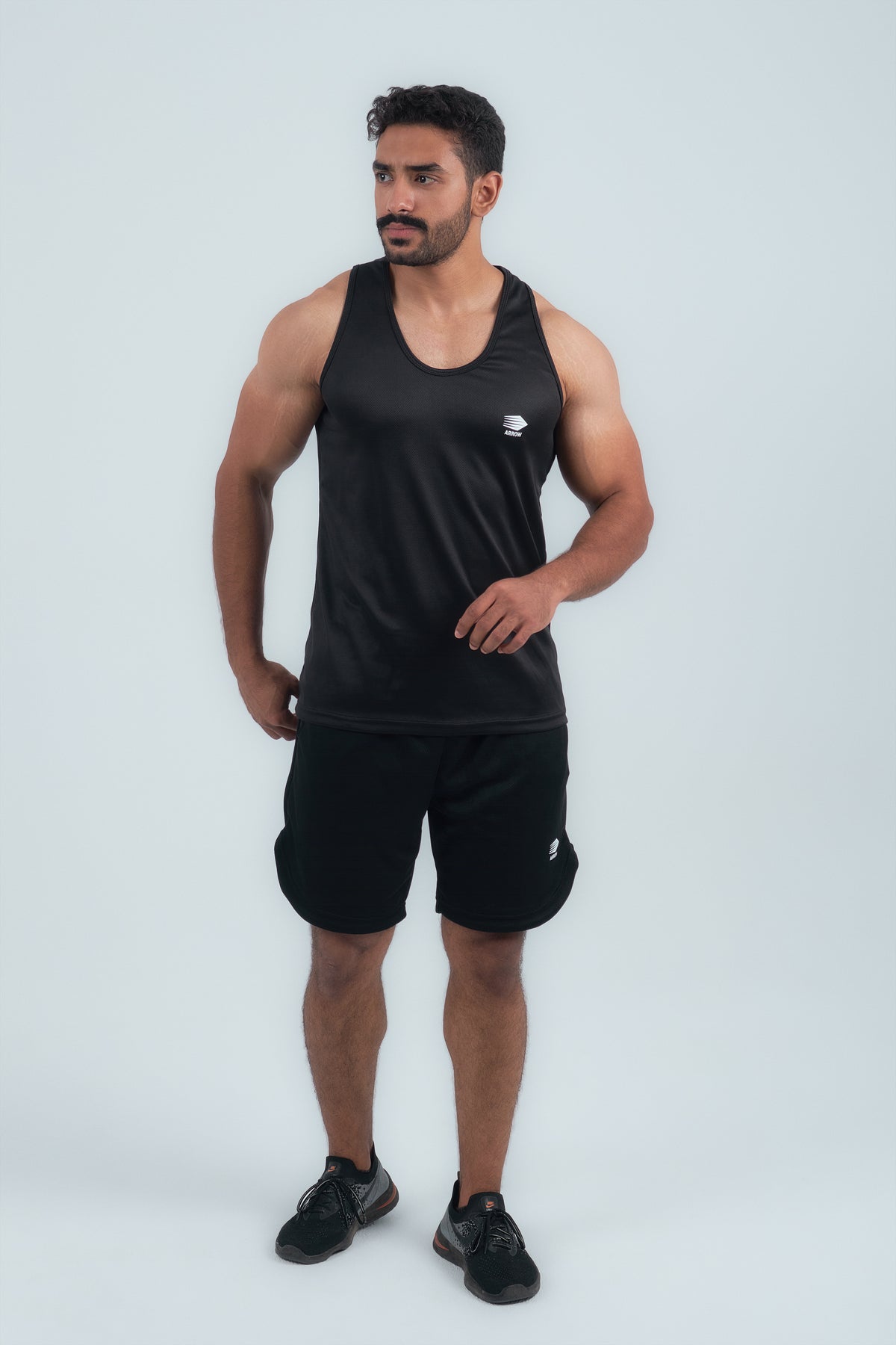 Black Tank Top "DISCIPLINE IS THE KEY"