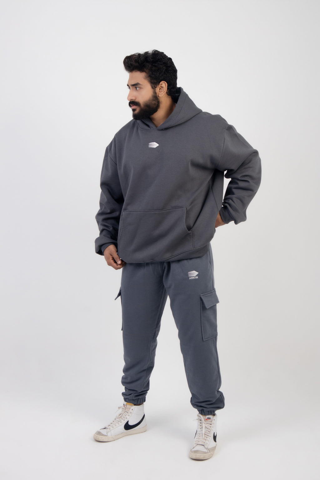oversized Hoodie Charcoal