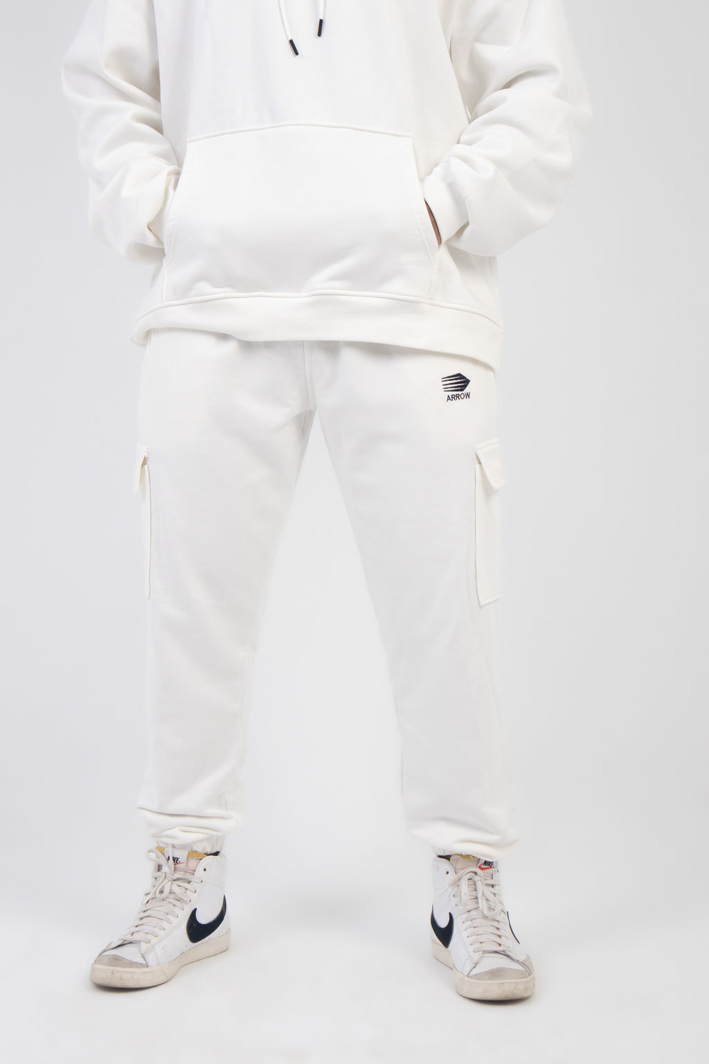 cargo pants white
