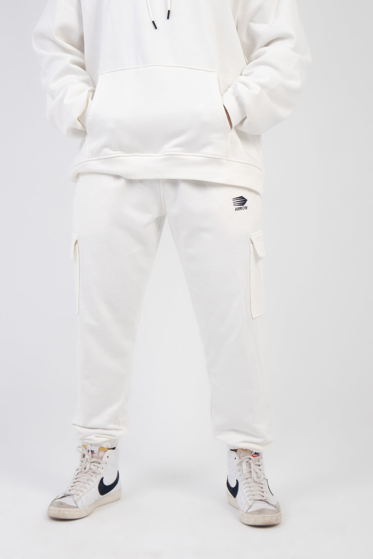 cargo pants white