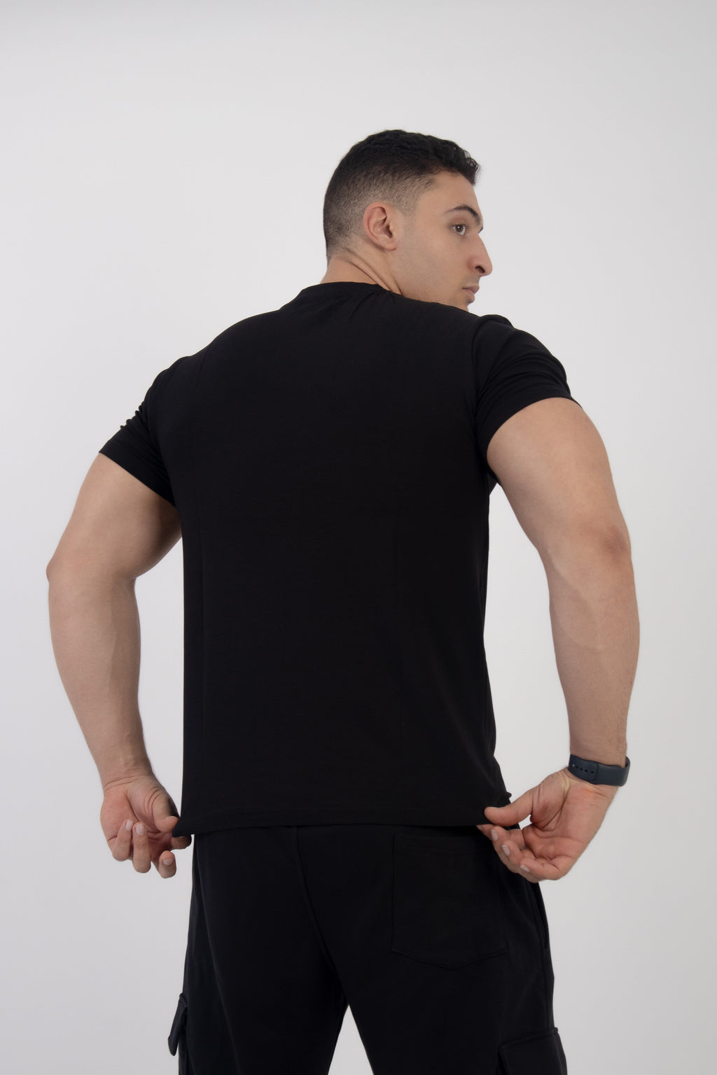 Fitted Black T-Shirt