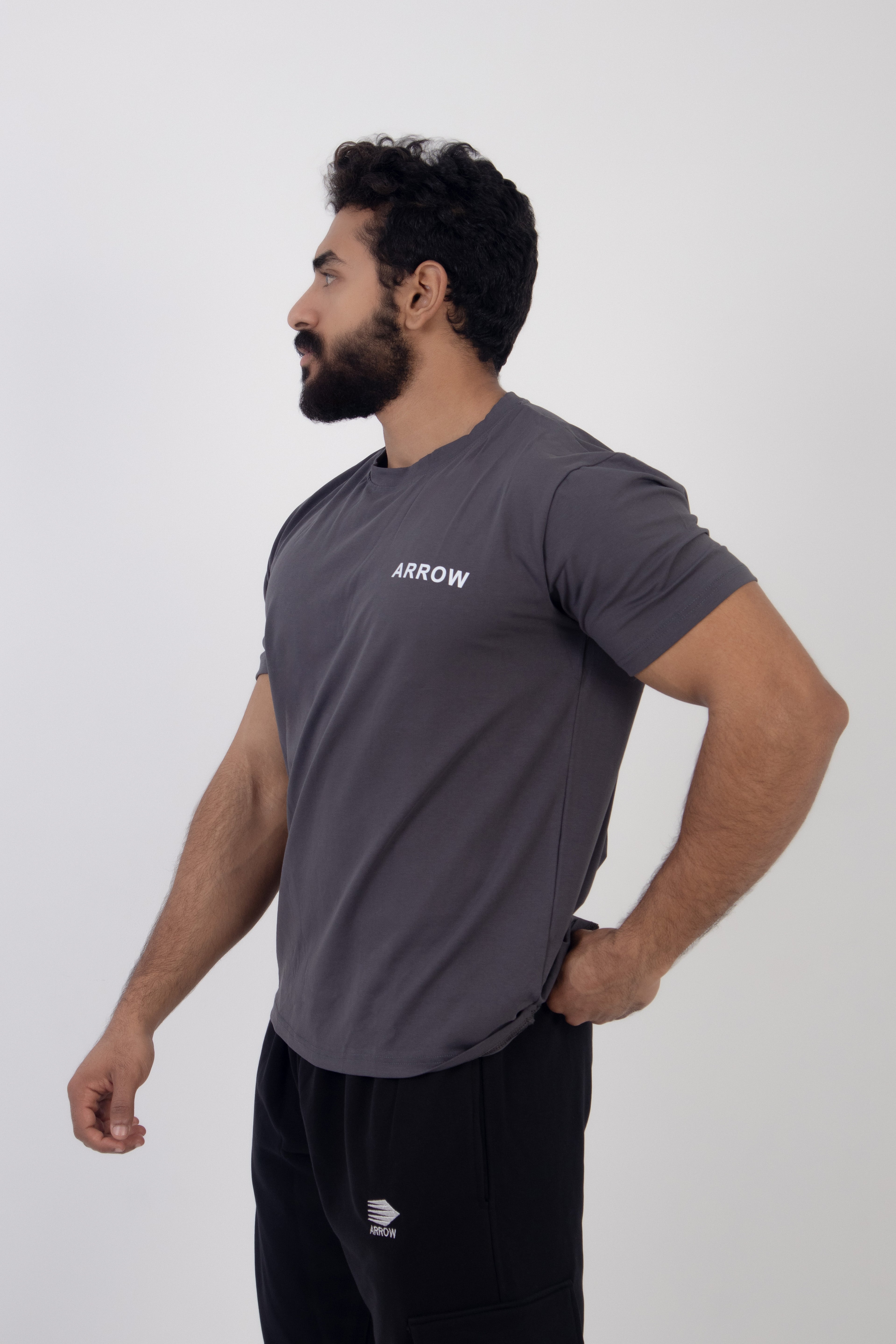 Fitted Charcoal T-Shirt