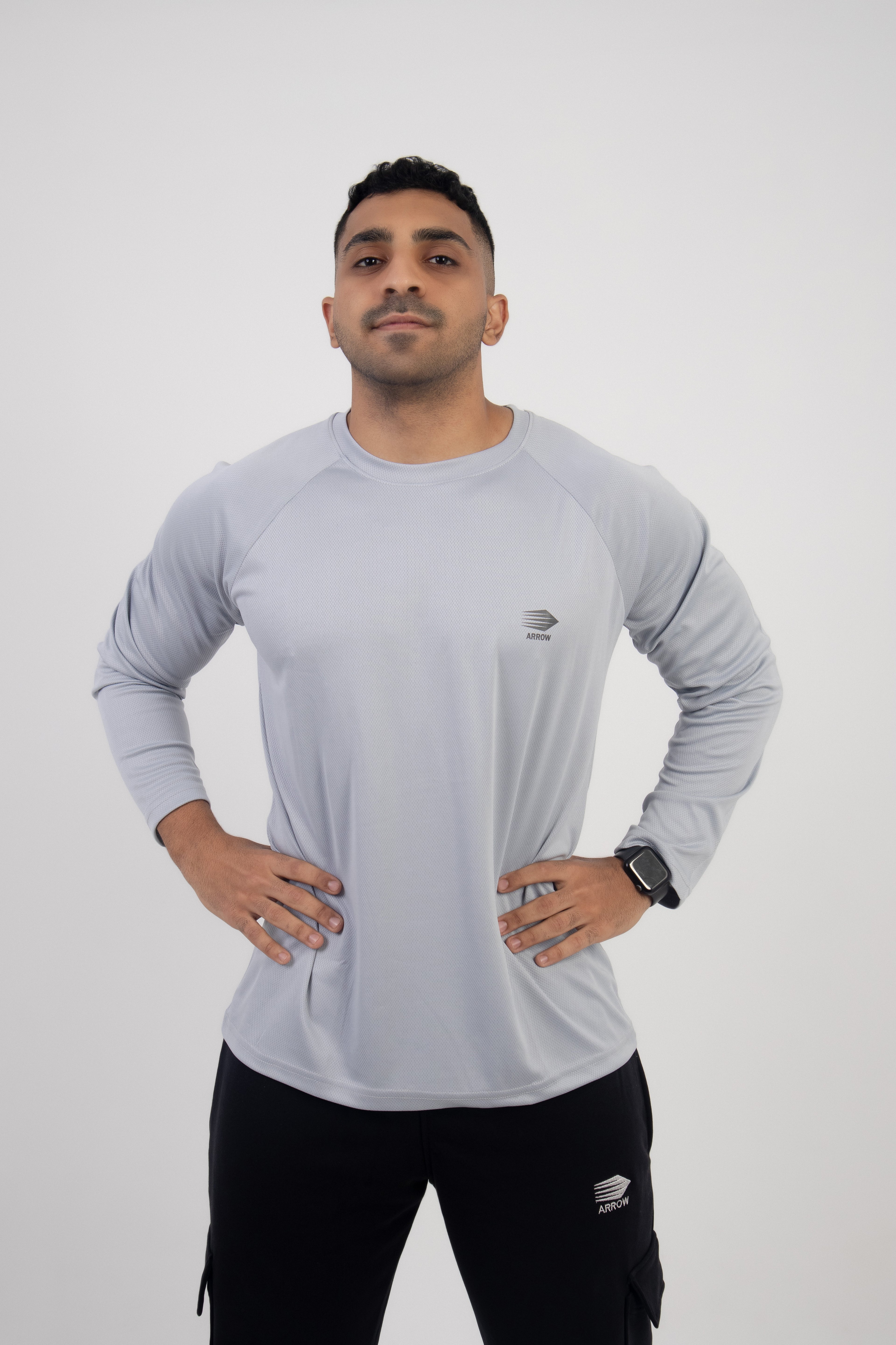 Grey Long Sleeve T-Shirt