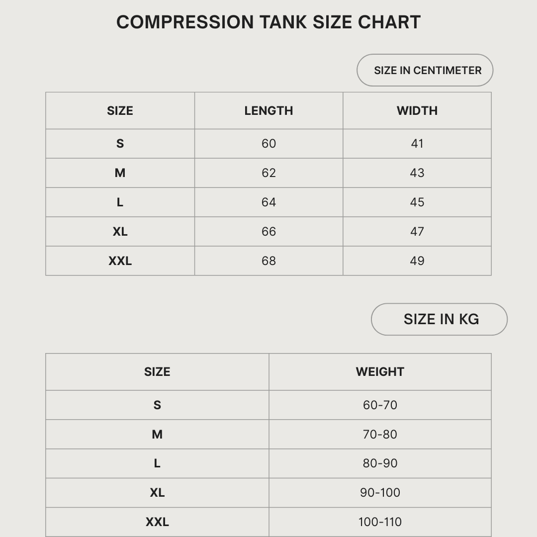 White Compression Tank