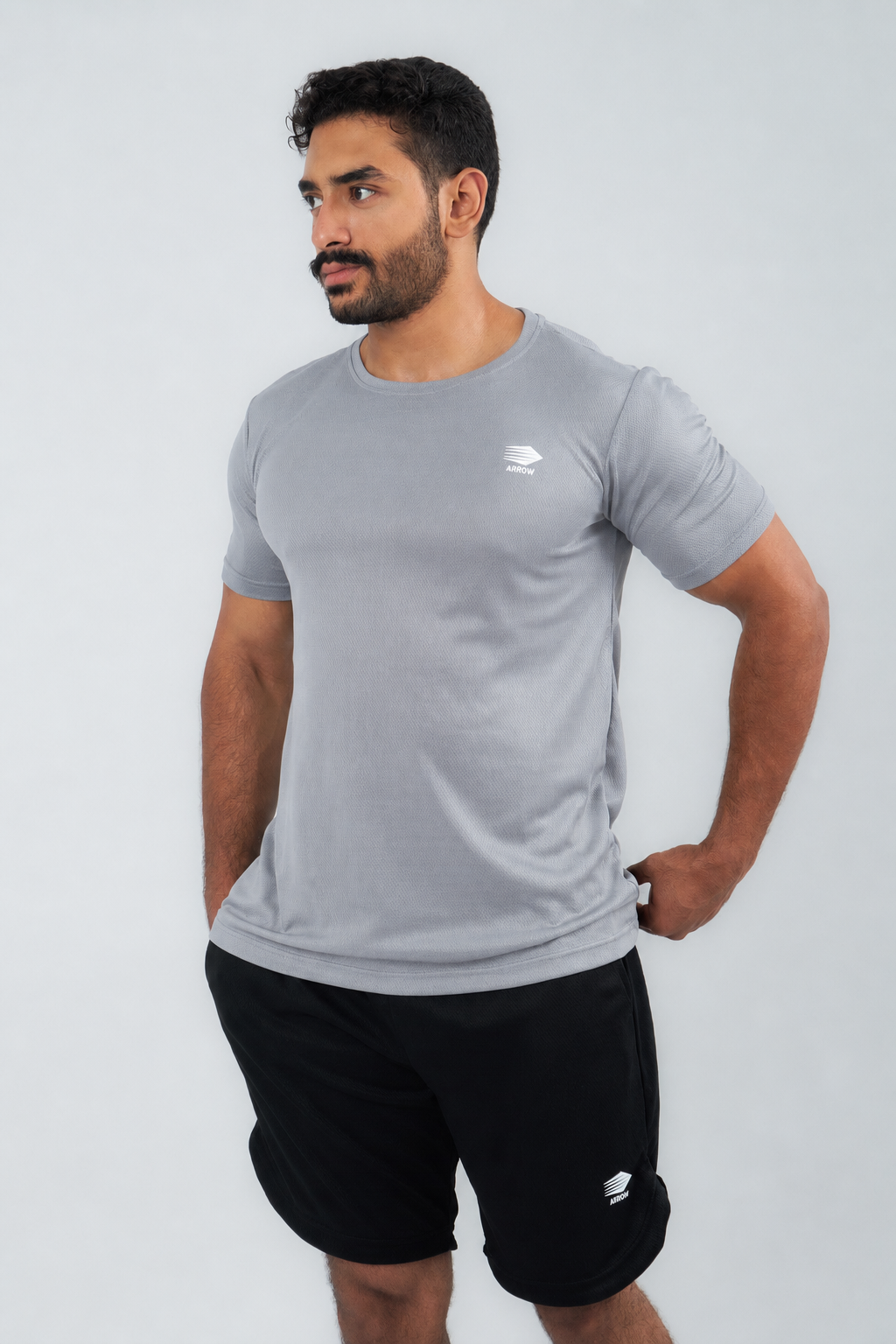 Grey short sleeve t-shirt